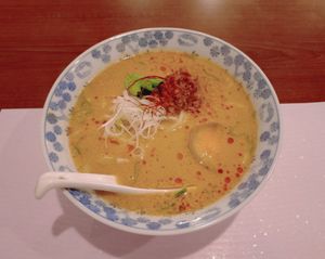 Dandan Noodles 担々麵 (made vegan) 👍 at Saizencyuka anzu in Nagoya