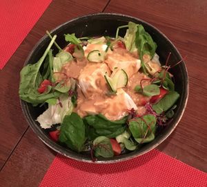 Tofu salad  at Saizencyuka anzu in Nagoya