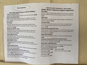   at The Greenery Cafe in Lihue