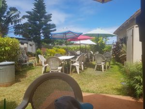 Lovely seating area. at The Greenery Cafe in Lihue