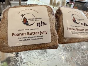 Vegan sandwich grab and go   at Kaleidoscope Coffee  in Point Richmond