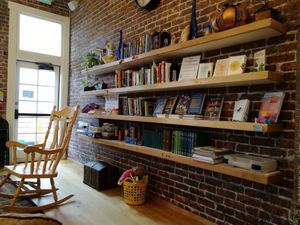 Books at Kaleidoscope Coffee  in Point Richmond