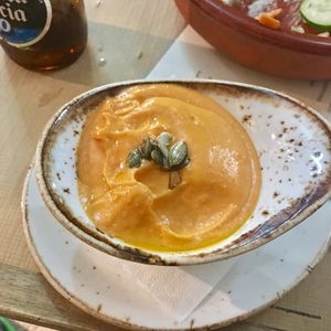 Salmorejo at Taberna La Buganvilla in Algeciras