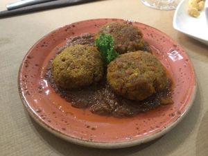 Kefta de soja at Taberna La Buganvilla in Algeciras
