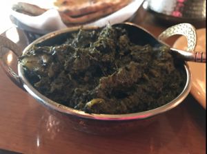 Aloo Saag at Taj Mahal in Scottsdale