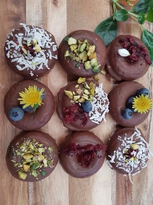 Baked not fried   at Ru's Veggie Kitchen in Narre Warren