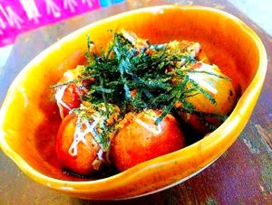 vegan octopus balls at Tian Zhi Yu - Heaven Driven Vegan in Kaohsiung