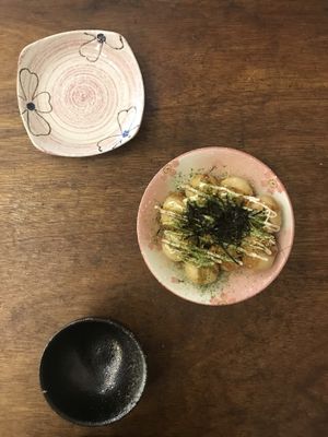 Vegan Takoyaki - octopus balls at Tian Zhi Yu - Heaven Driven Vegan in Kaohsiung