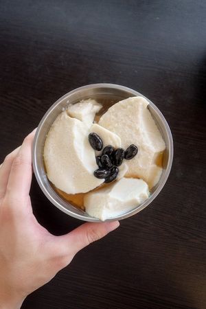 Tofu pudding at Tian Zhi Yu - Heaven Driven Vegan in Kaohsiung