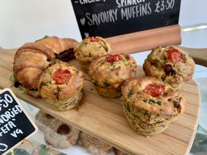 Savoury muffins at Retreat Kitchen in Richmond Upon Thames