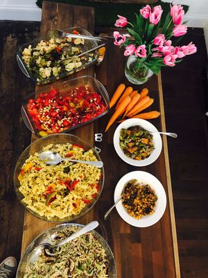 Our weekday Salad Bar at Retreat Kitchen in Richmond Upon Thames