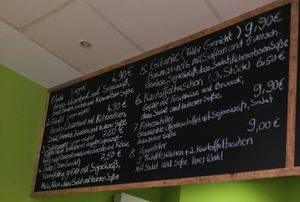 Karte 1. at Veggie's in Dortmund