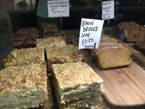 Vegan cakes  at Cafe 164 in Leeds