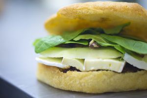 Vegetarian - Brie, fig relish, walnuts and spinach at Cafe 164 in Leeds