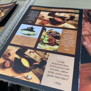 Menu at Naomi Restaurant & Bar in Bergen