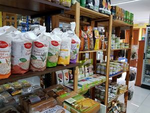 Gluten-free and organic products at Herbolario El Alquimista in Lanzarote
