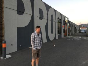 Side of brewery  at Proper Burger Co in Salt Lake City