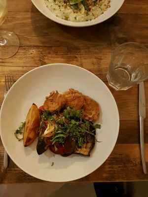 Soja scallops at Hope in Paris