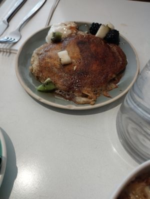  Vegan pancakes at IMA in Paris