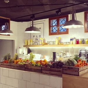 Fresh veggies and fruits on the counter!
(Photo: Simple's Facebook-page) at Simple - Smart Food Bar in Mallorca
