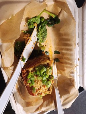 Gf eggplant lasagna, highly recommend 👌 at Rock Hill Bakehouse Cafe in Glens Falls