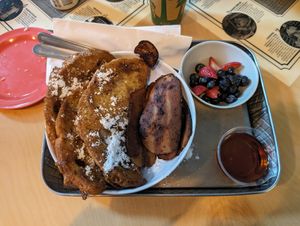 French toast at Rock Hill Bakehouse Cafe in Glens Falls