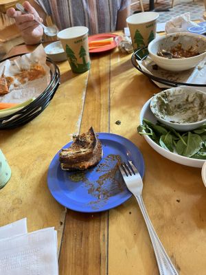 Forgot to take the picture before we dug in  at Rock Hill Bakehouse Cafe in Glens Falls