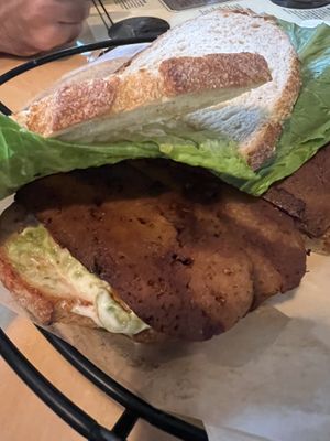 “Bacon” in a blt  at Rock Hill Bakehouse Cafe in Glens Falls