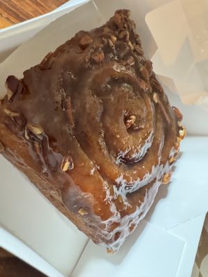 Caramel Sticky Bun   at Rock Hill Bakehouse Cafe in Glens Falls
