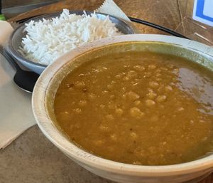 Dal tarka with fresh ricee  at Rock Hill Bakehouse Cafe in Glens Falls