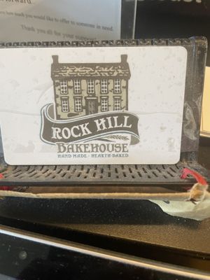 Card  at Rock Hill Bakehouse Cafe in Glens Falls
