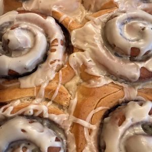 Cinnamon Buns at Rock Hill Bakehouse Cafe in Glens Falls