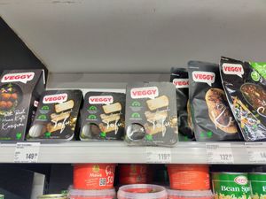 The whole Veggy products at MacroCenter Alsancak in Izmir