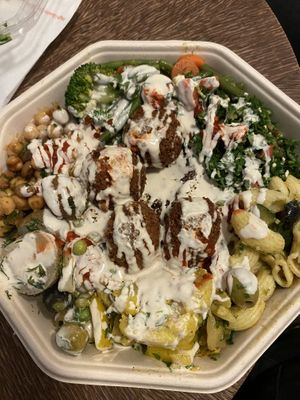 Falafel Salad Box  at Go Falafel - Deansgate in Manchester