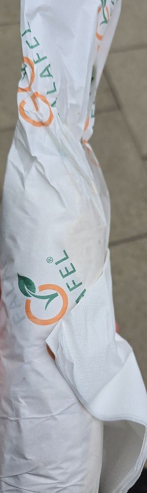 Wrap at Go Falafel - Deansgate in Manchester