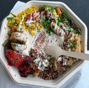 Salad Box. at Go Falafel - Deansgate in Manchester