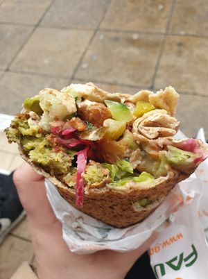 A picture of the wrap at Go Falafel - Deansgate in Manchester