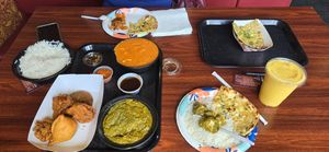 A quick pic before devouring our meal. at IndianStyle in Billerica