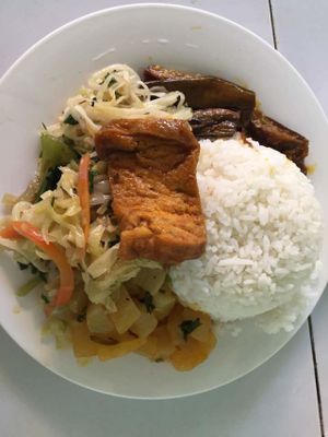 Com dia chay 15,000d at Moc Nhien in Hue