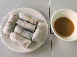 Banh cuon 10,000d at Moc Nhien in Hue