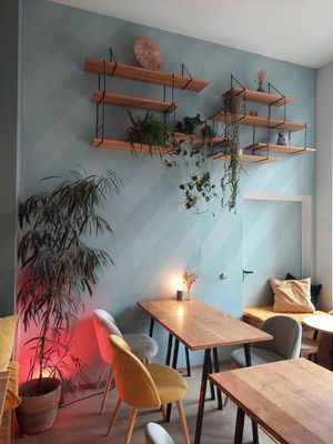 Inside at Cafe Pow in Freiburg