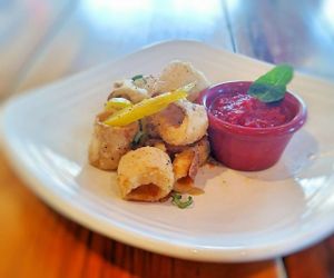 Vegan Hearts of Palm "Calamari Appetizer at Pompieri Pizza in Durham