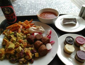 Self-service at Vegg Go - Plzenska in Prague