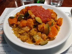Main: cous-cous at Reineta in Madrid