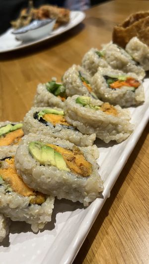 Yam rolls  at Shizenya - Downtown in Vancouver