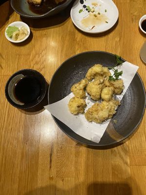 Tempura cauliflowerr  at Shizenya - Downtown in Vancouver