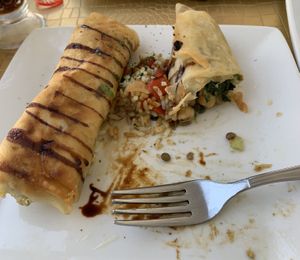 Spring rolls   at Le Corail at Latifa in Essaouira