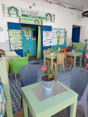 Seating area outside. at Le Corail at Latifa in Essaouira