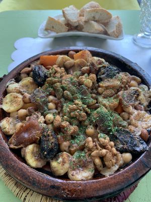 Tajine at le corail de latifa. 🌱💚  at Le Corail at Latifa in Essaouira