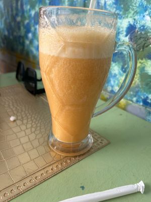 Mango juicee  at Le Corail at Latifa in Essaouira